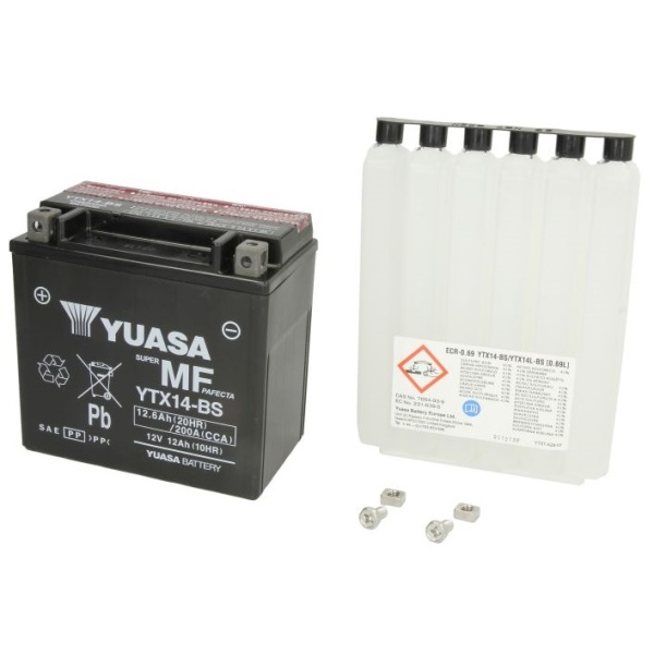 Baterie Moto Yuasa 12V 12h 200A YTX14-BS